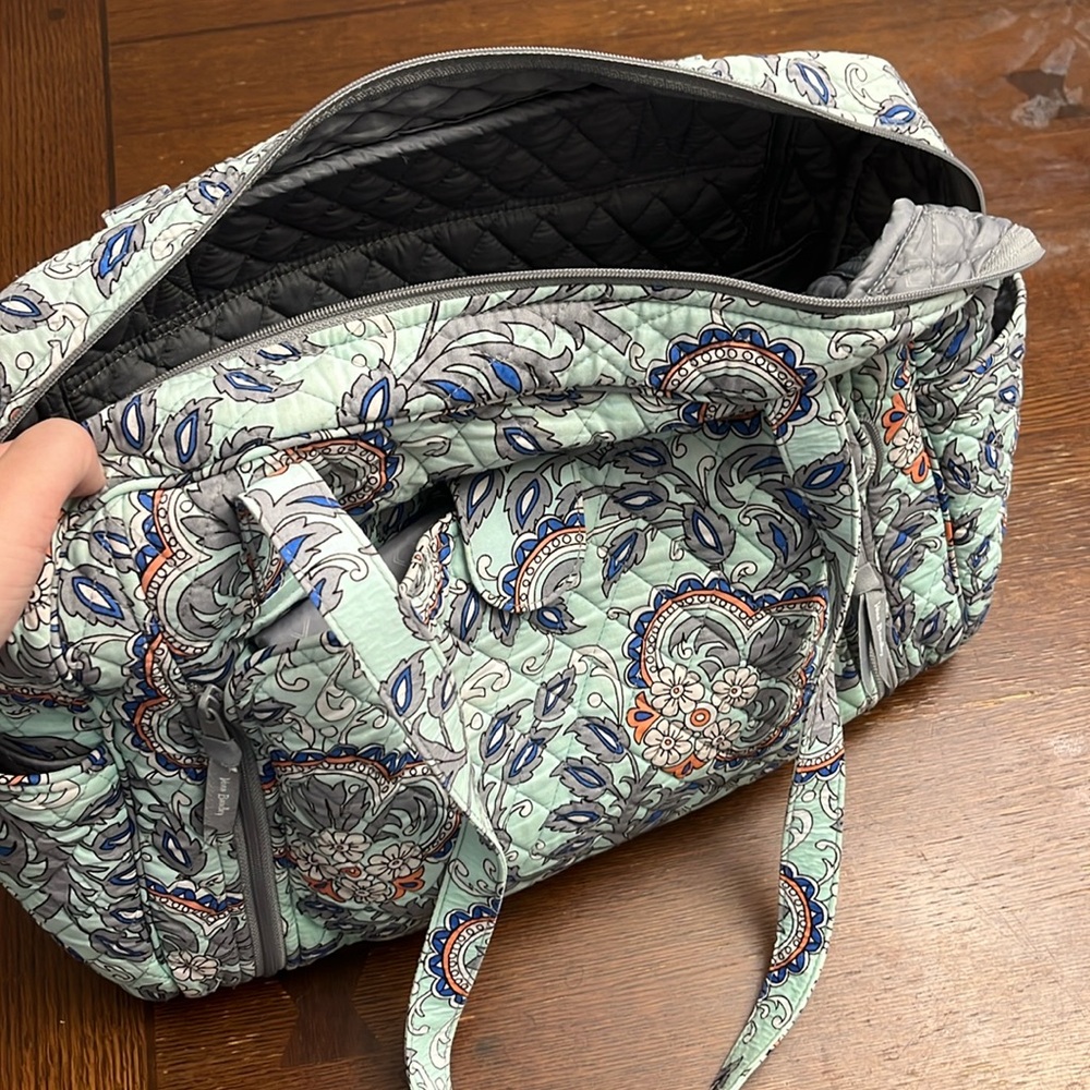 Vera Bradley Blue and Gray Kids Bag